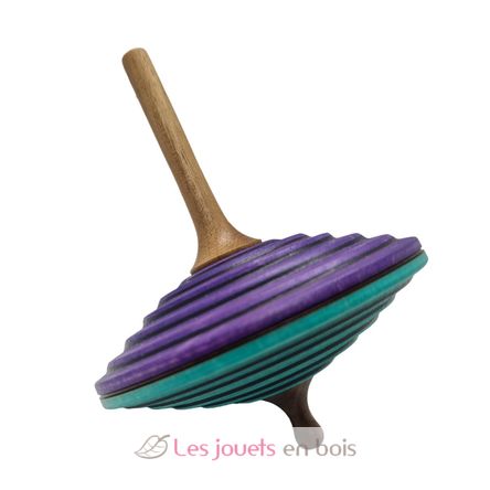 Toupie en bois Tukan violet turquoise 75 mm MA-BS208VT Mader 1