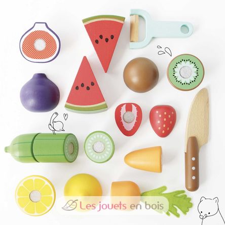 YVSoo 38 Dînette Cuisine Enfant Fruits et Légumes à Couper Jeu d'imitation  Aliments à Découper Jouet Cuisine Apprend Papa Maman - Jouets Multicolore