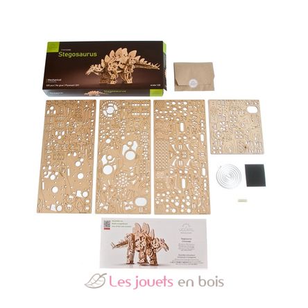 Puzzle 3D Stégosaure U-70222 Ugears 2