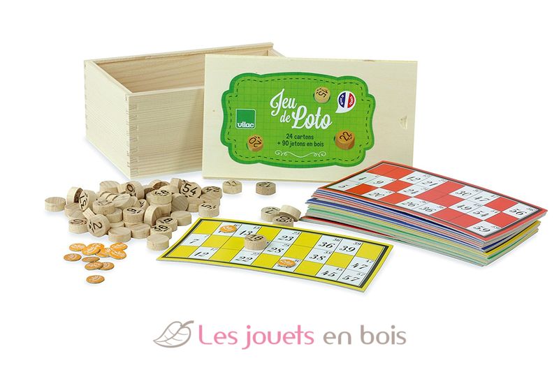 Mallette loto 48 cartons - Petits jeux de cartes