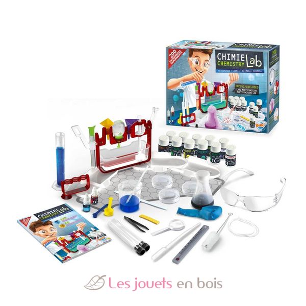 Lab chimie 200 expériences - Jeux éducatifs - Buki France - FOX & Cie